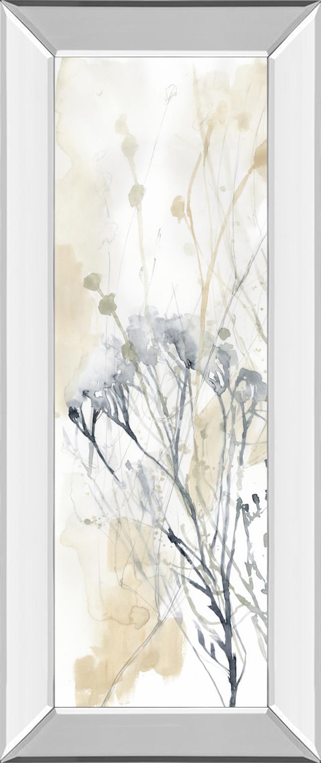 Wildflower Line Contour I By Jennifer Goldberger - Beige Classy Art