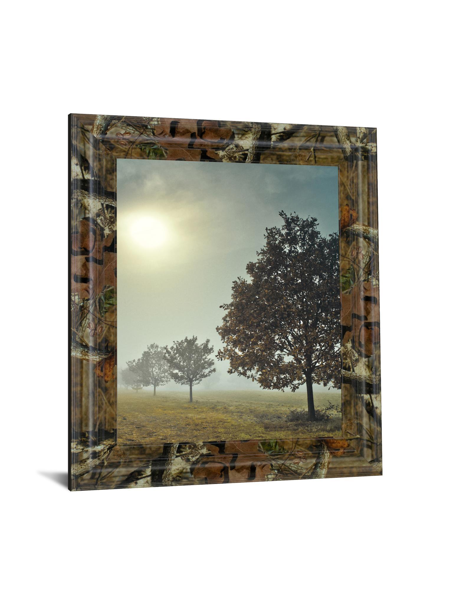 It's A New Day By Frank, A - Framed Print Wall Art - Dark Green Classy Art