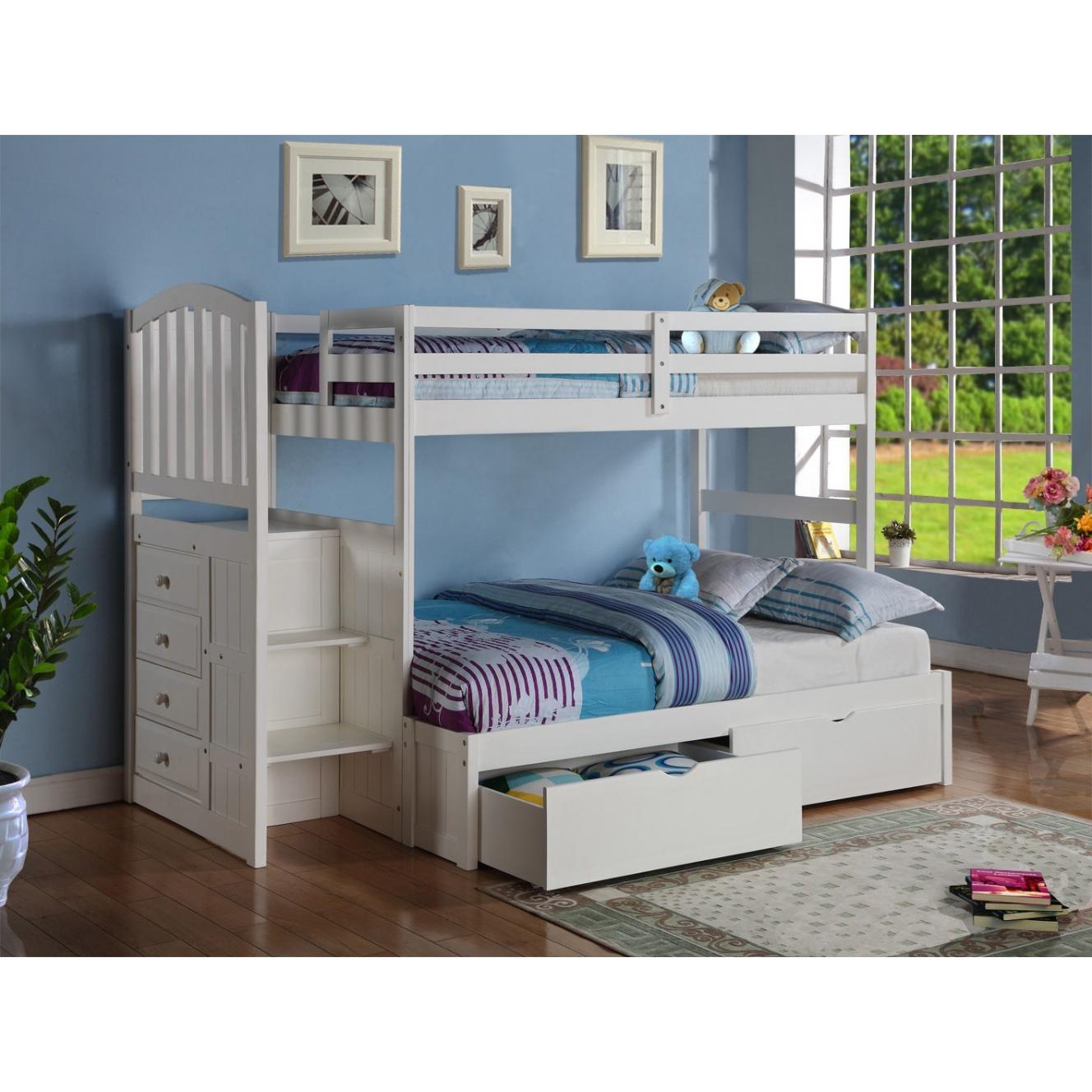 Donco Trading Company Kids Beds Bunk Bed 840W Donco Trading Company