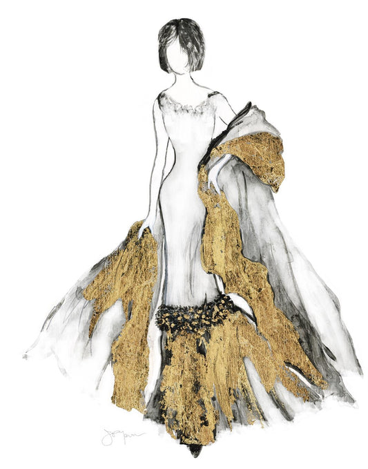 Framed Small - All That Glitters II By Tava Studios - White Classy Art