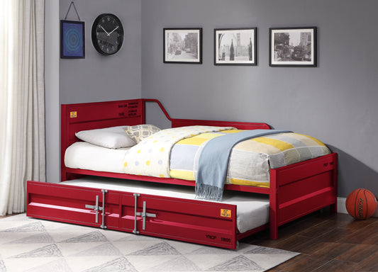 Cargo Red Daybed & Trundle (Twin Size) ACME East