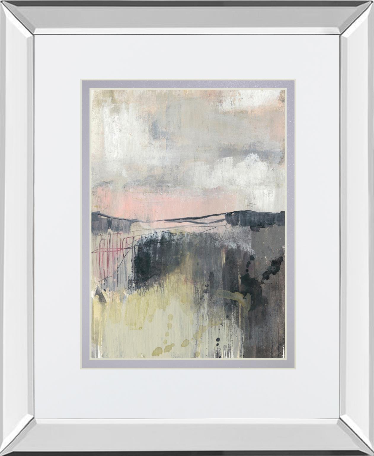 Blush Horizon I By Jennifer Goldberger - Dark Gray Classy Art