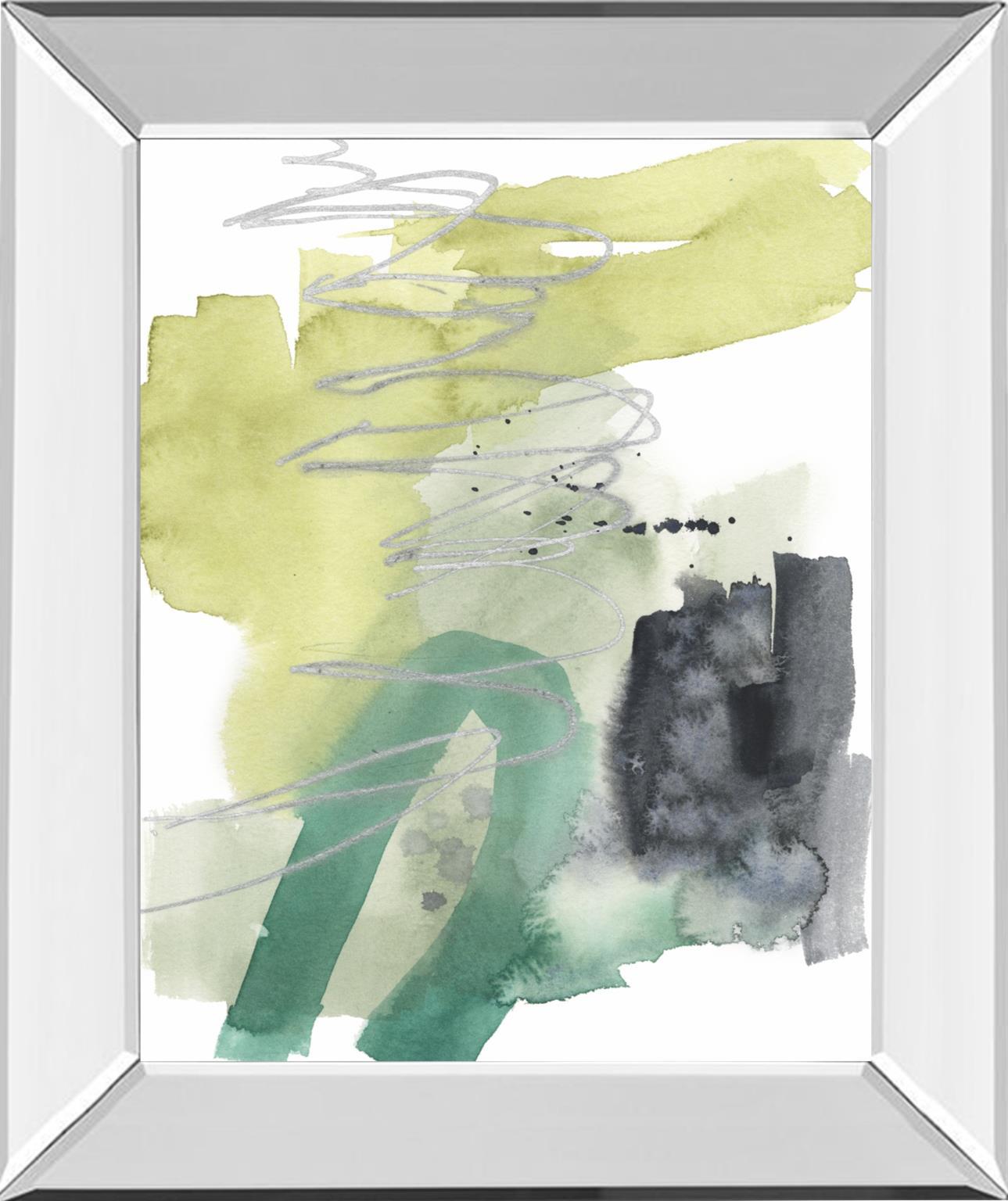 Graffiti Green II By Jennifer Goldberger - Green Classy Art