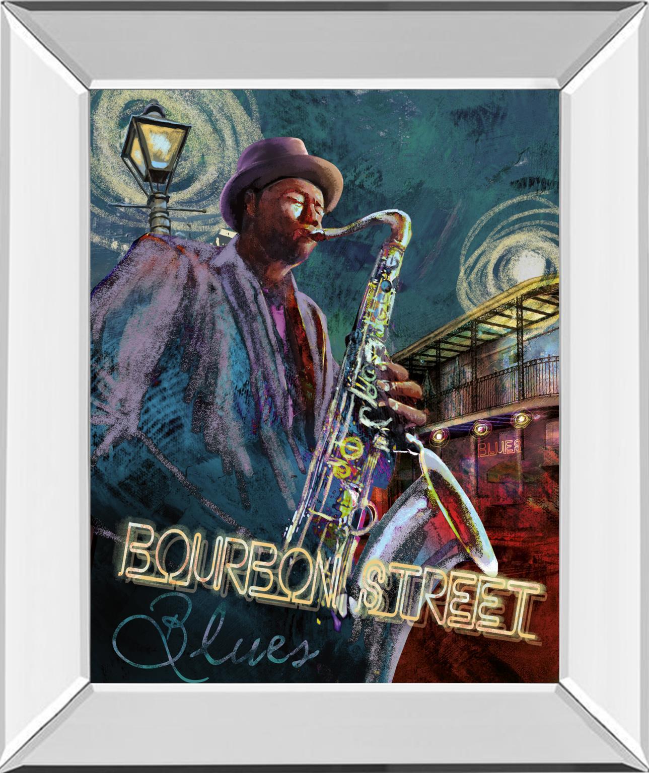 Bourbon Street Blues By Conrad Knutsen - Blue Classy Art