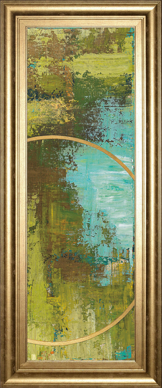 Aller Chartreuse By Patrick St Germain - 18 x 42 - Green Classy Art