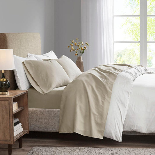 3M Microcell Full Sheet Set Khaki Olliix.com