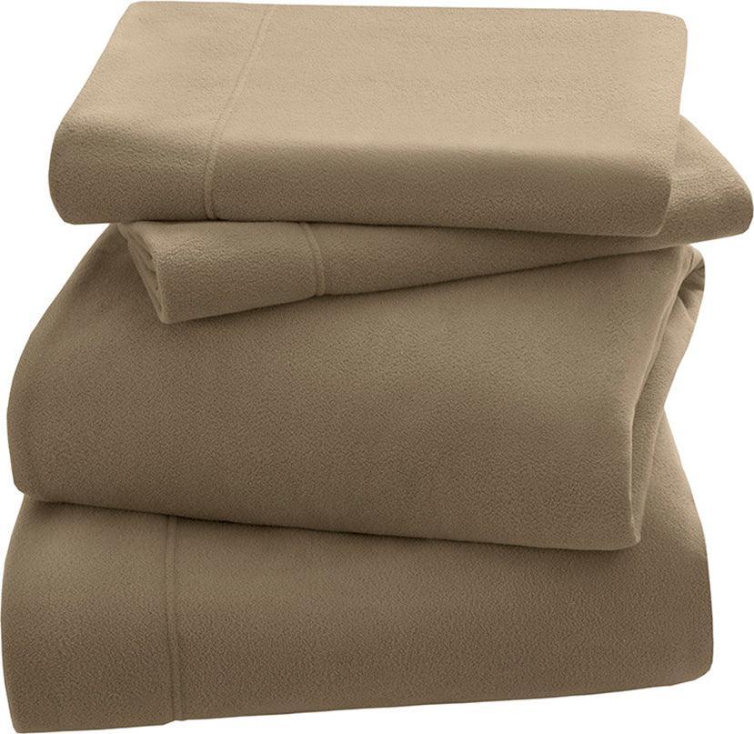 3M Scotchgard Micro Fleece Sheet Set Full Black Olliix.com