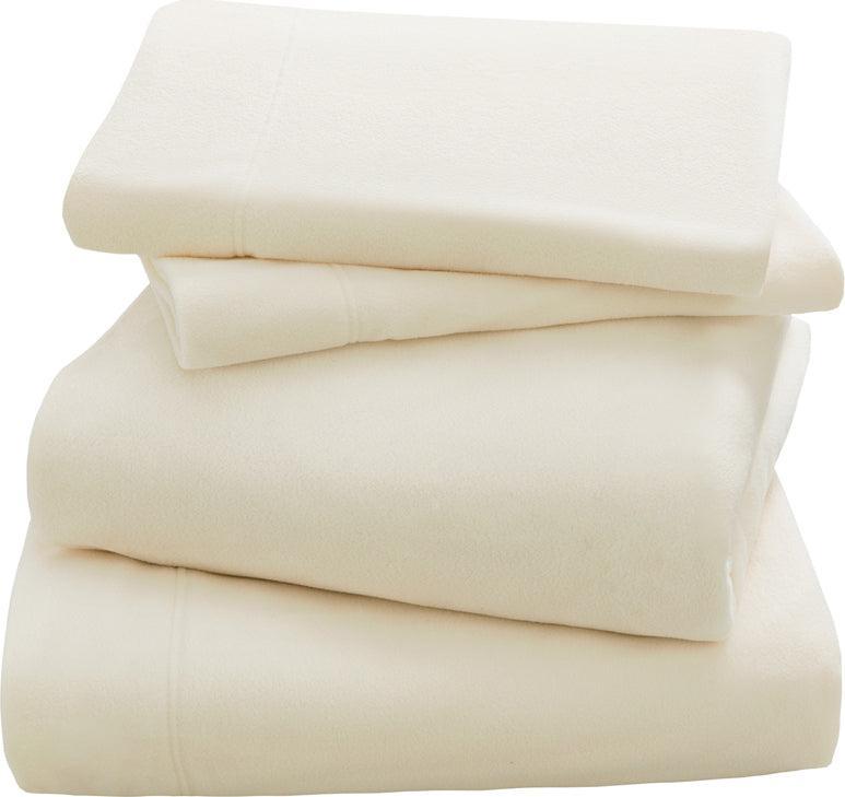 3M Scotchgard Micro Fleece Sheet Set King Ivory Olliix.com