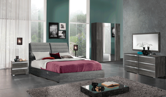 ESF Furniture - Elite 6 Piece King Bedroom Set Bed with Oxford cases - ELITEBEDK.S-6SET ESF Furniture