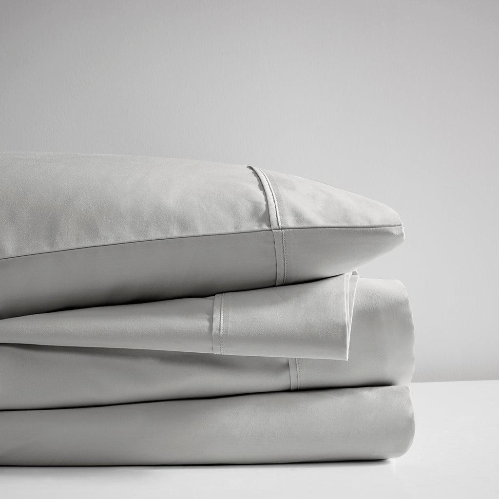 400 Thread Count California King Sheet Set Gray Olliix.com