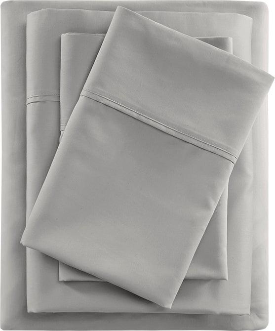 400 Thread Count California King Sheet Set Gray Olliix.com