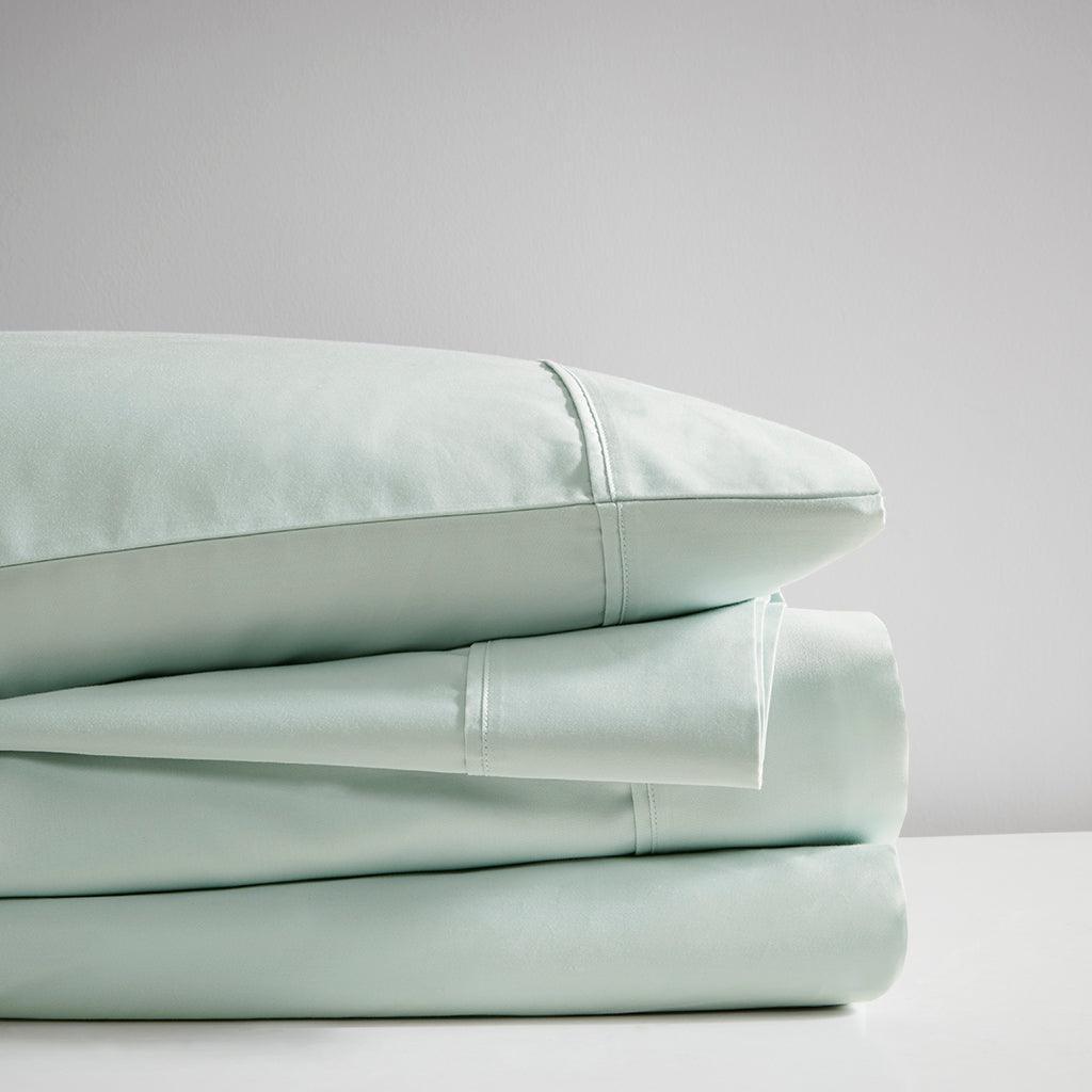 400 Thread Count California King Sheet Set Seafoam Olliix.com