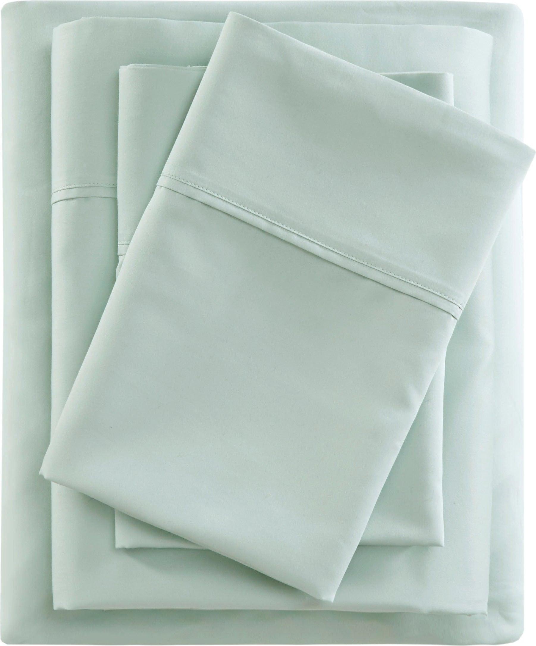 400 Thread Count California King Sheet Set Seafoam Olliix.com