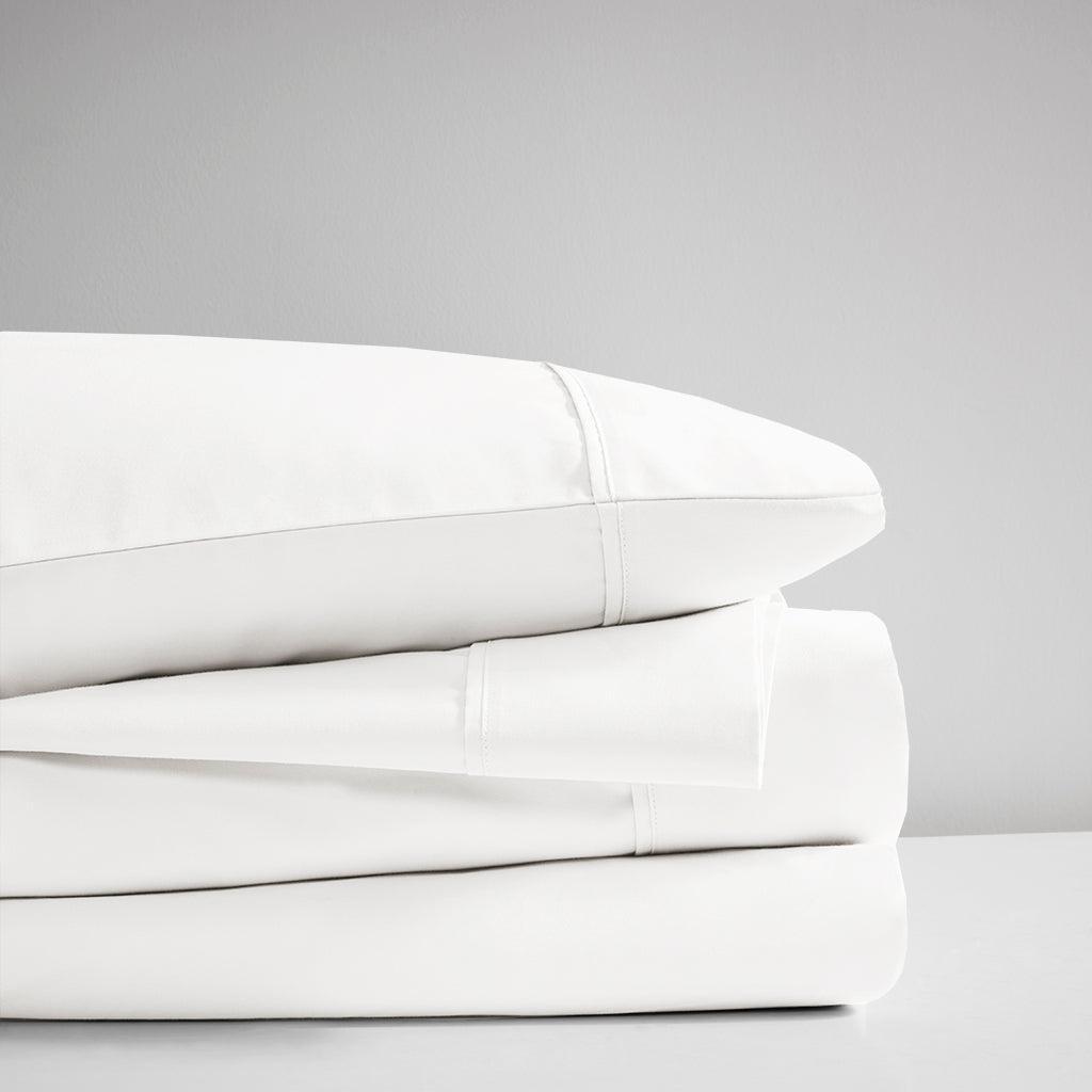 400 Thread Count California King Sheet Set White Olliix.com