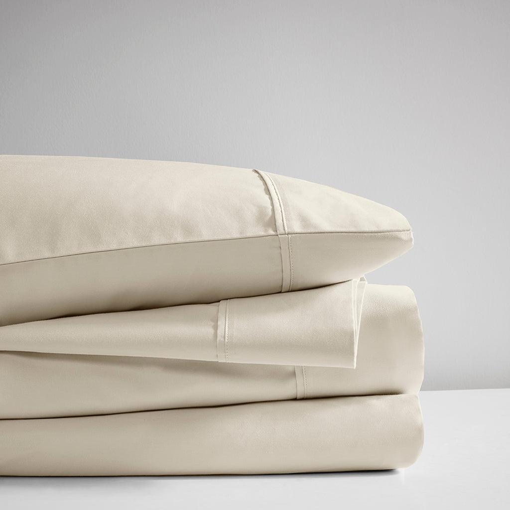 400 Thread Count Full Sheet Set Ivory Olliix.com