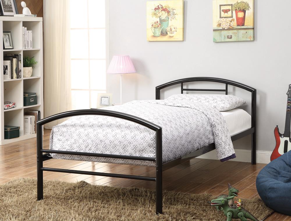 Baines Black Metal Bed Coaster Z2 Premium