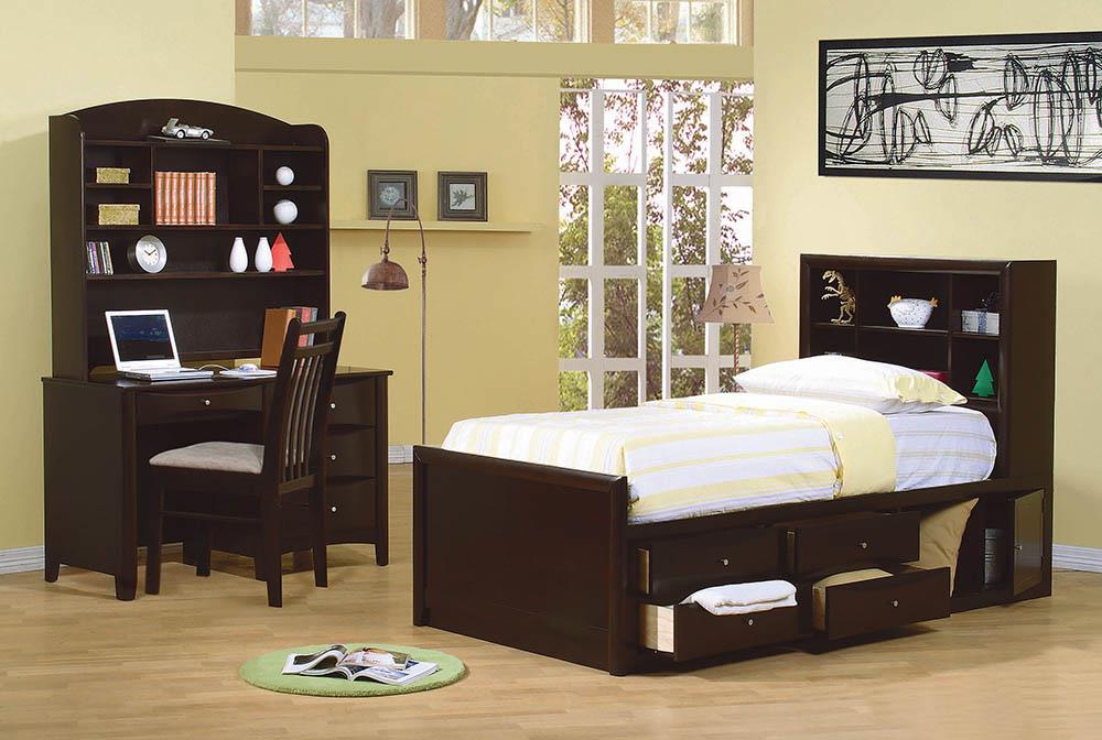 Phoenix Twin Bookcase Bed Coaster Z2 Premium