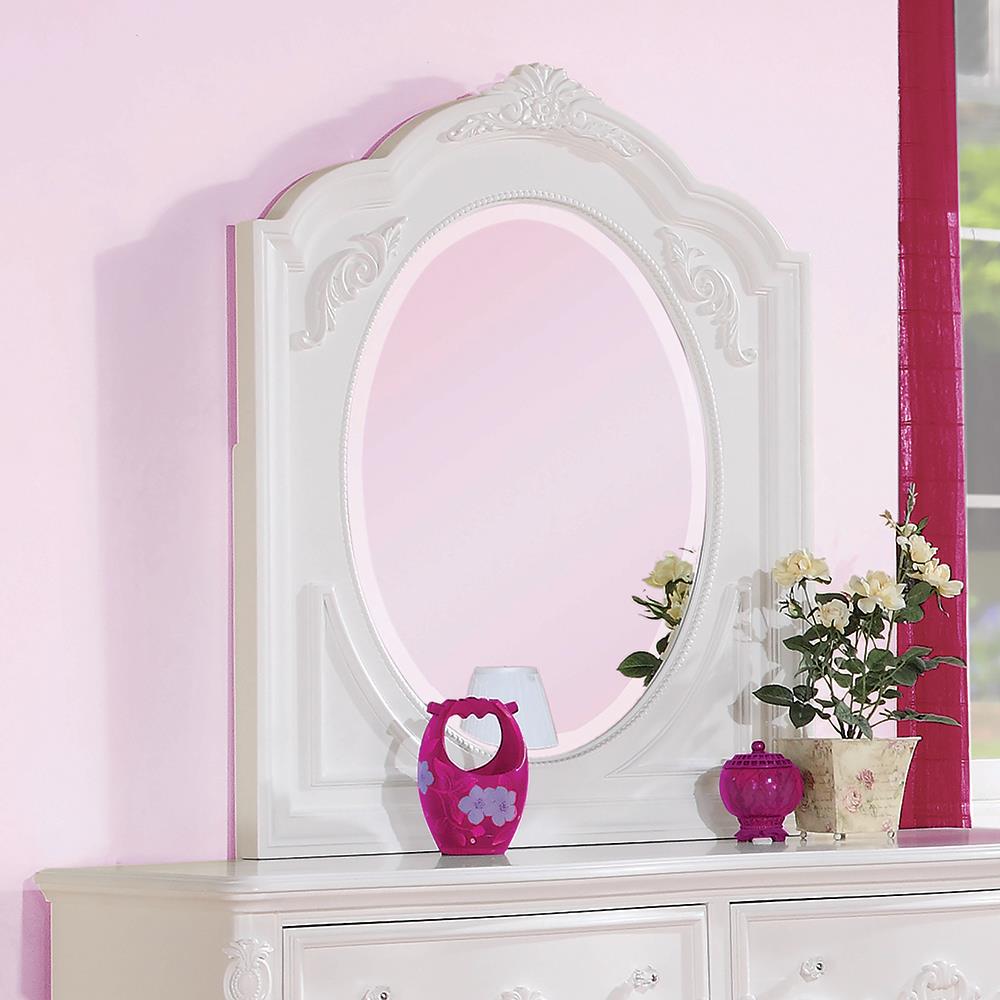 Caroline White Mirror Coaster Z2 Premium