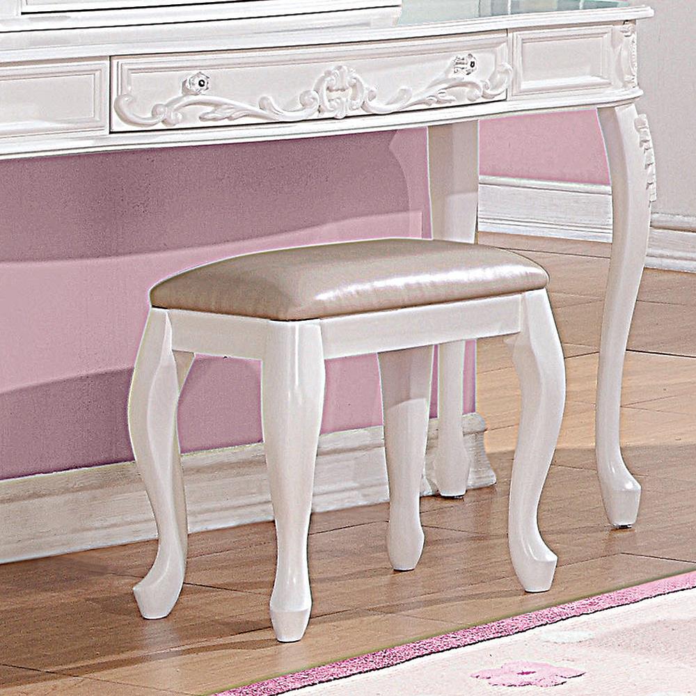 Caroline White Stool Coaster Z2 Premium