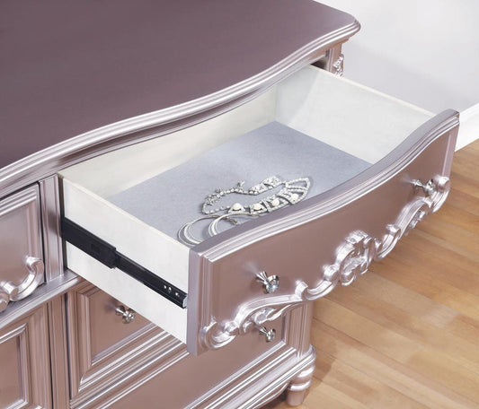 Caroline Metallic Lilac Dresser Coaster Z2 Premium