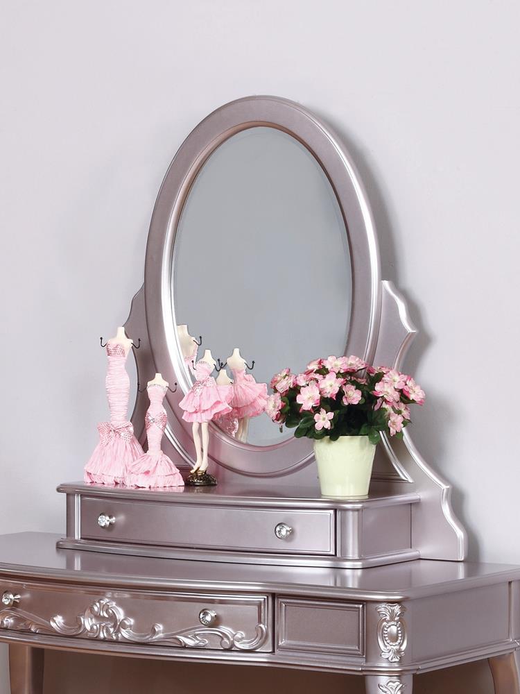 Caroline Metallic Lilac Vanity Mirror Coaster Z2 Premium