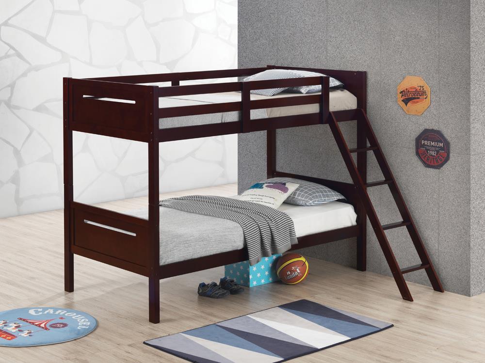 G405051 Twin/Twin Bunk Bed Coaster Z2 Premium