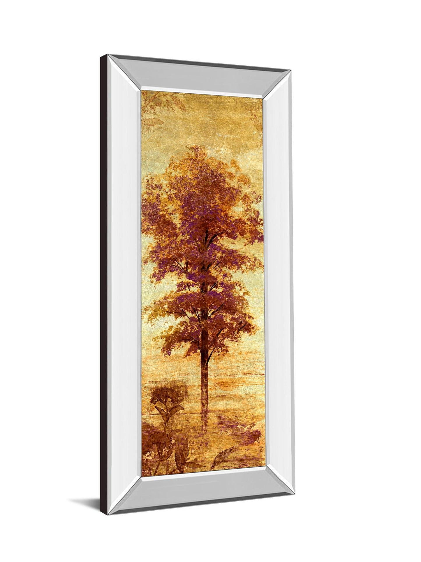 Early Autumn Chill I By Micheal Marcon - Mirror Framed Print Wall Art - Dark Brown Classy Art