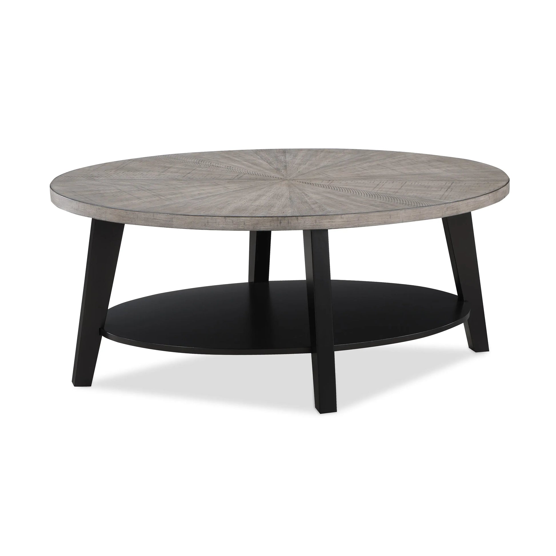 Mathis Gray/Black 3-Piece Coffee Table Set Crown Mark