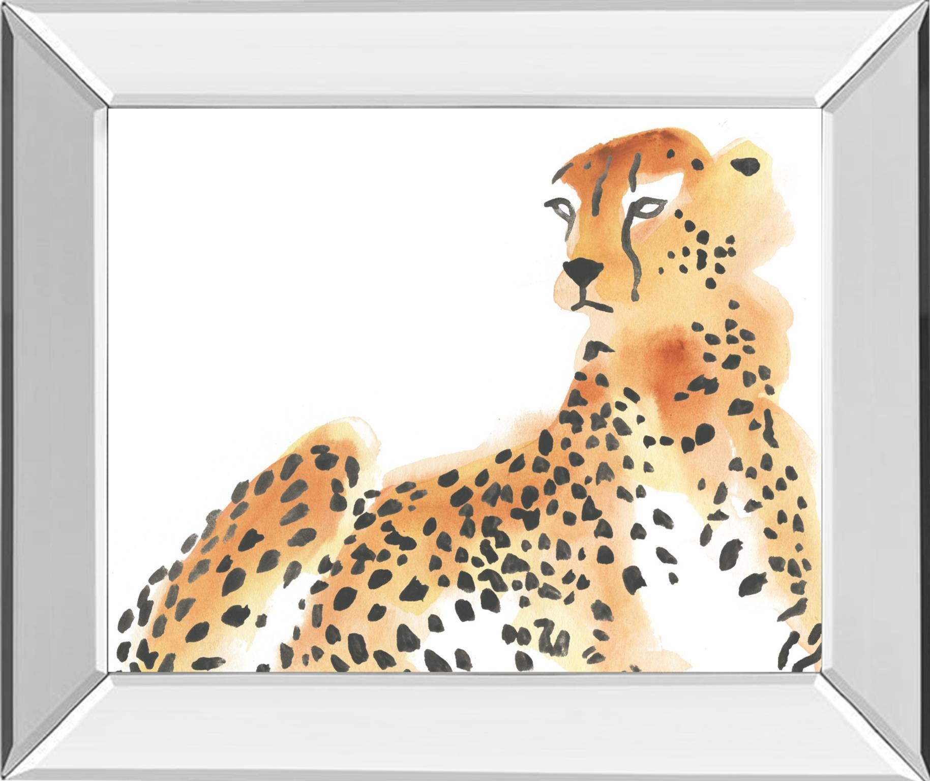 Majestic Cheetah I By June Erica Vess - Orange Classy Art