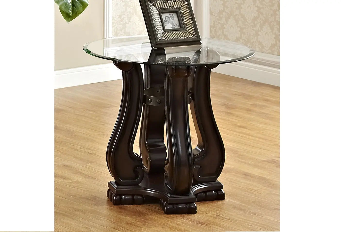 Madison Brown Wood End Table Crown Mark