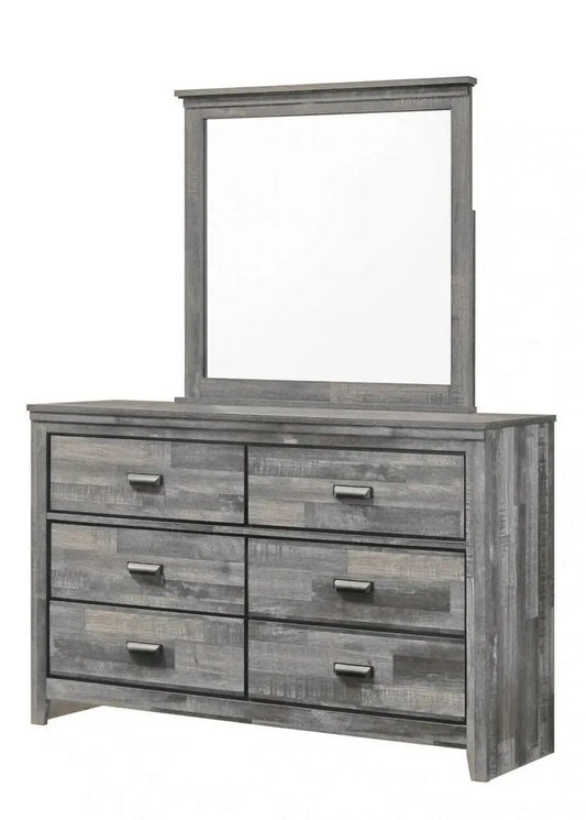 Carter Gray Bedroom Mirror (Mirror Only) Crown Mark