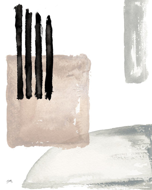 Framed - Another Place III By Elizabeth Medley - Gray Classy Art