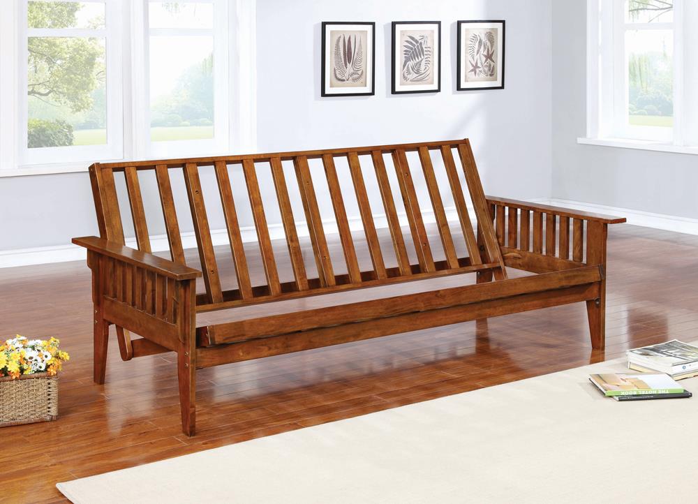 Traditional Dirty Oak Futon Frame Coaster Z2 Premium