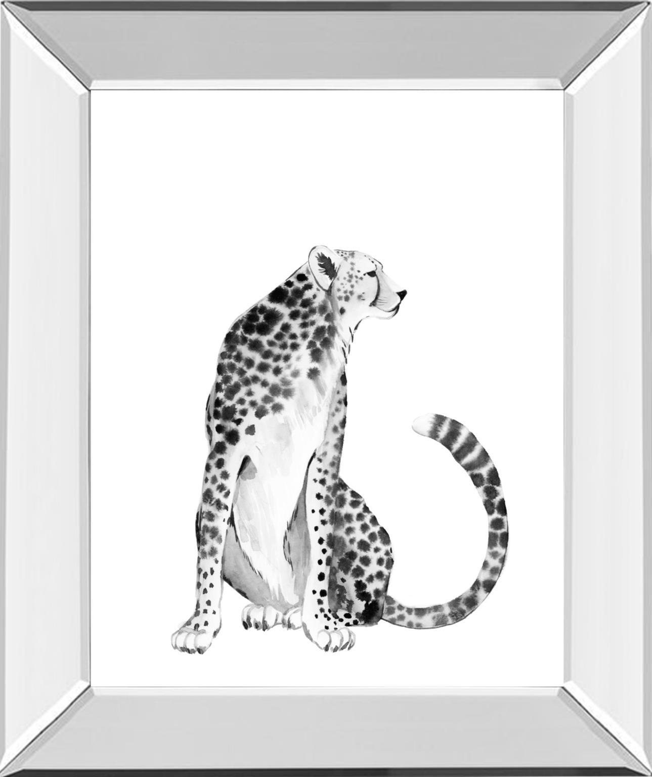 Chrome Cheetah I By Grace Popp - Dark Gray Classy Art