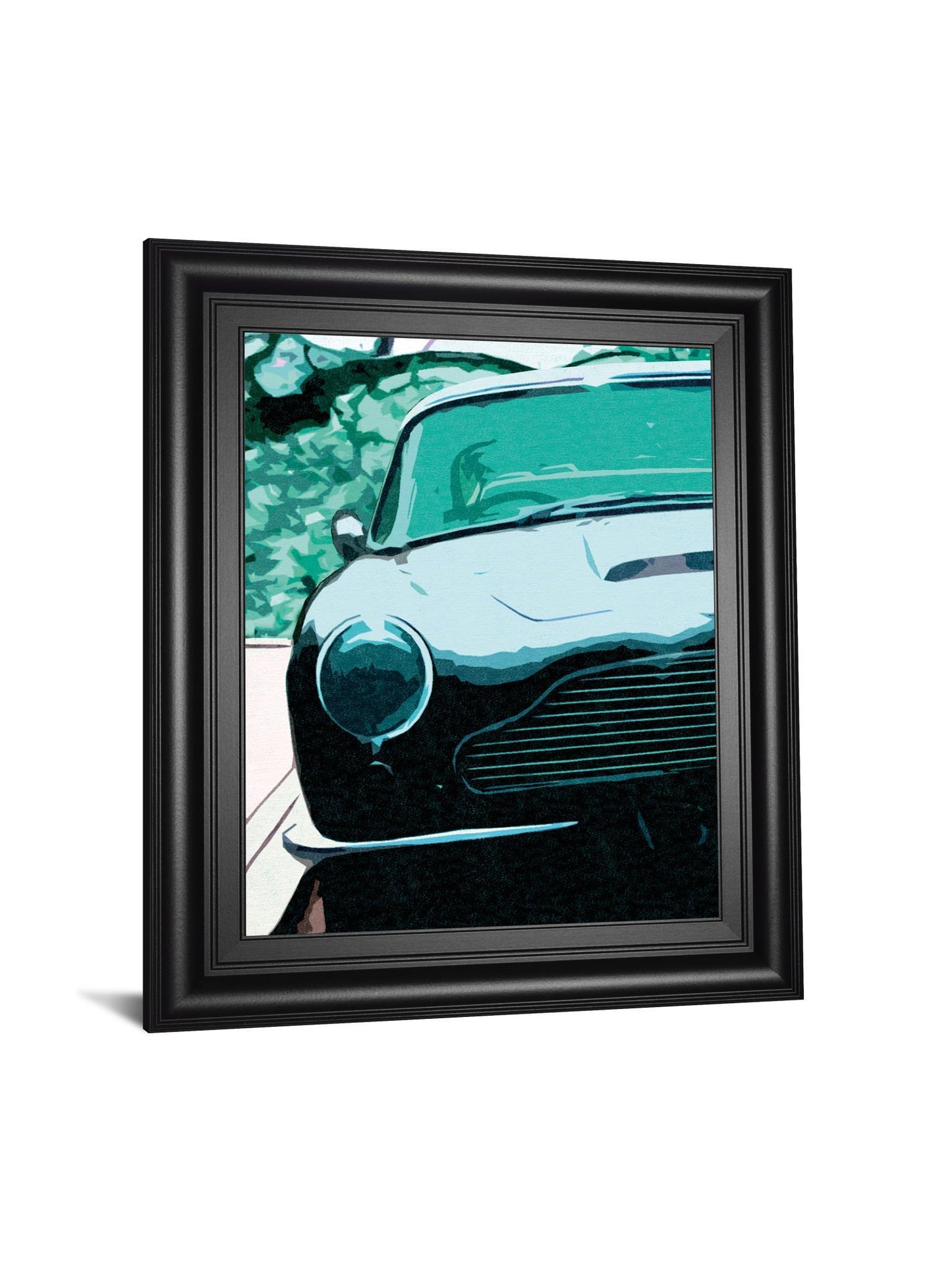 Aston Classic By Malcolm Sanders - Framed Print Wall Art - Green Classy Art