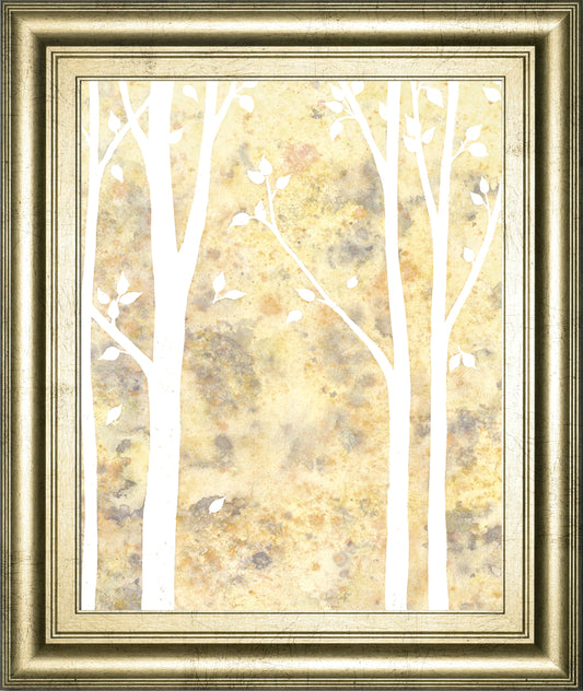 Simple State Il By Debbie Banks - Framed Print Wall Art - Yellow Classy Art