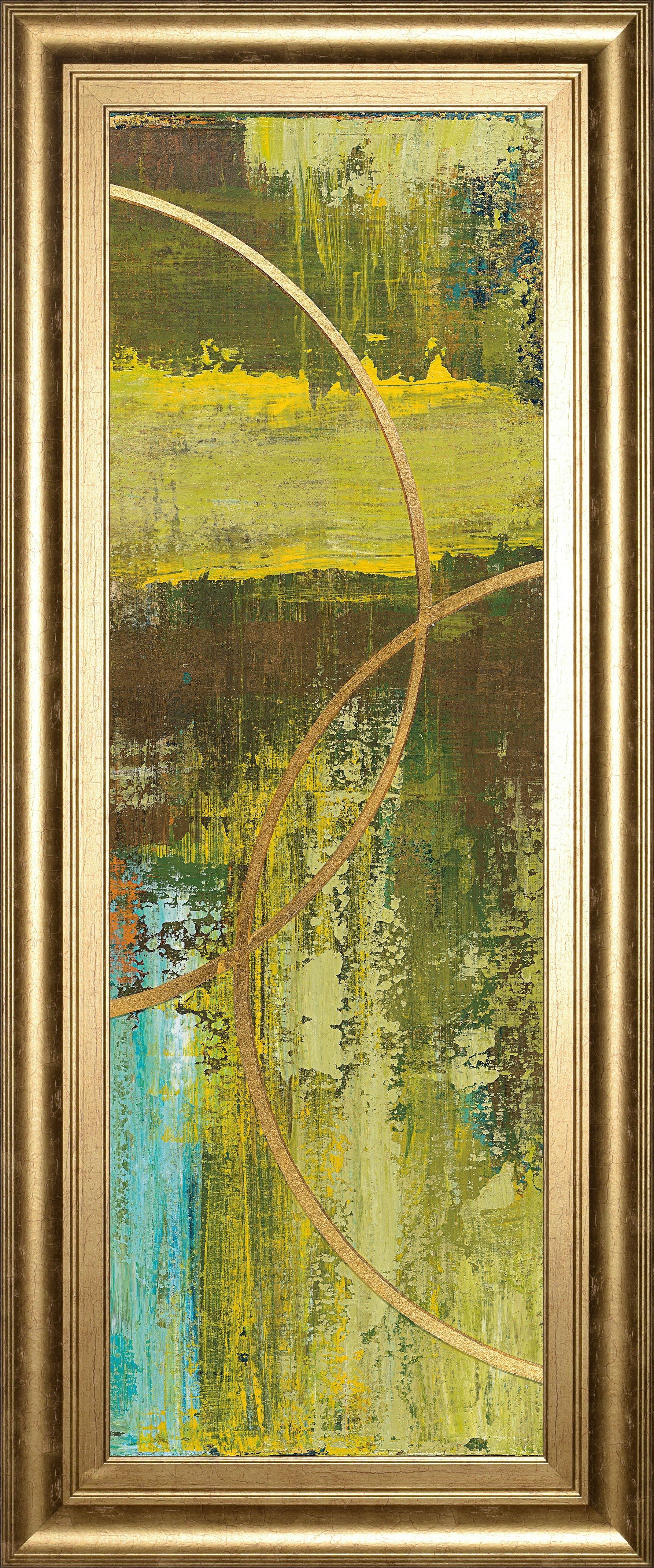 18x42 Aller Chartreuse By Patrick St Germain - Green Classy Art