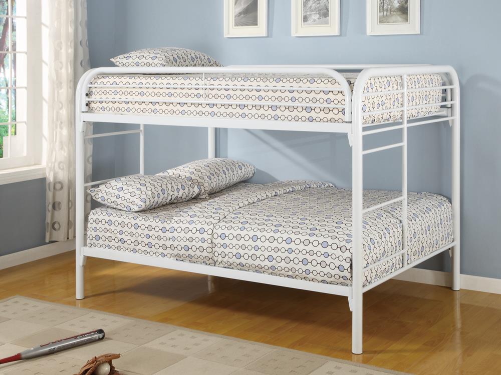 Fordham White Full-Over-Full Bunk Bed Coaster Z2 Premium