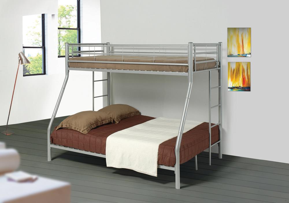 Denley Metal Twin-over-Full Bunk Bed Coaster Z2 Premium