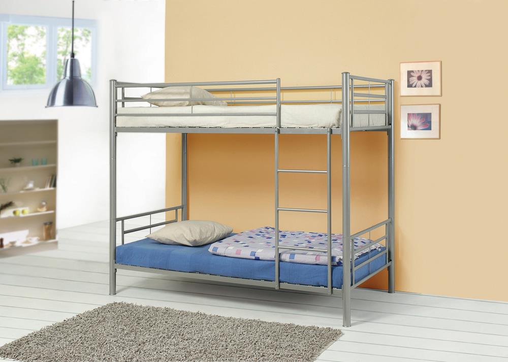 Denley Metal Twin-over-Twin Bunk Bed Coaster Z2 Premium