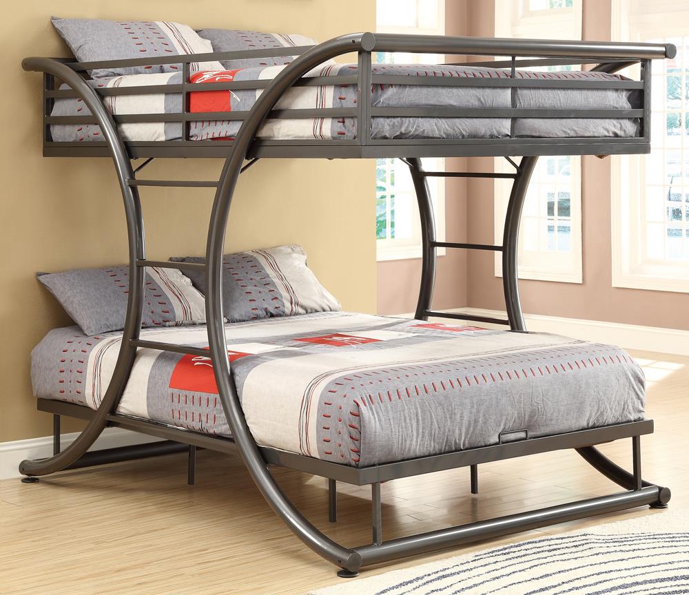 Stephan Metal Full-over-Full Bunk Bed Coaster Z2 Premium