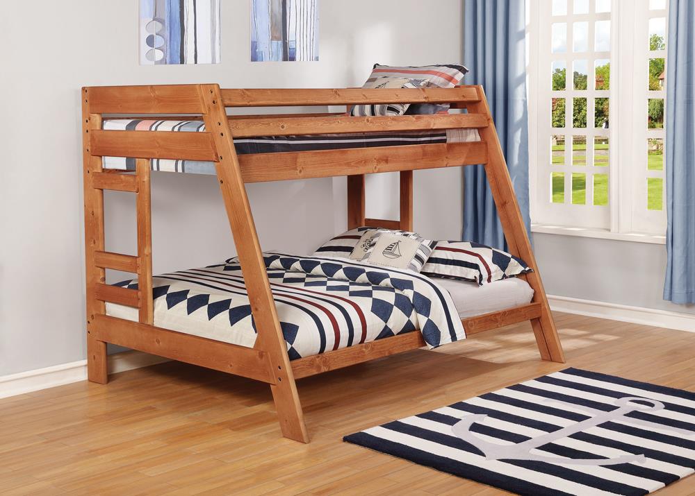 Wrangle Hill Twin-over-Full Bunk Bed Coaster Z2 Premium