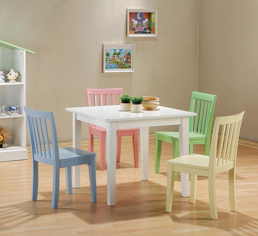 Rory Five-Piece Youth Table and Chairs Coaster Z2 Premium