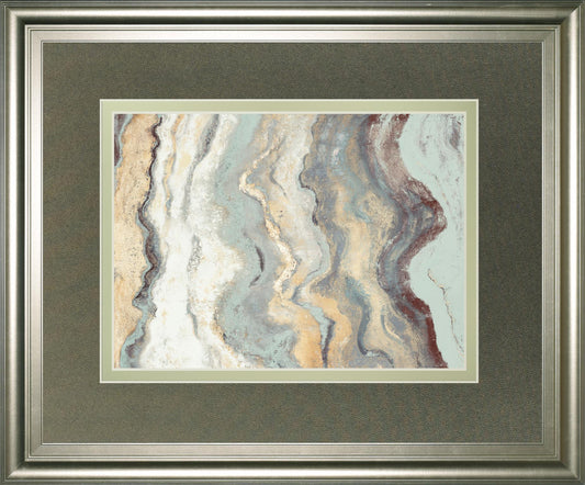 34x40 Cool Flow I By PatriciaPinto - Pearl Silver Classy Art