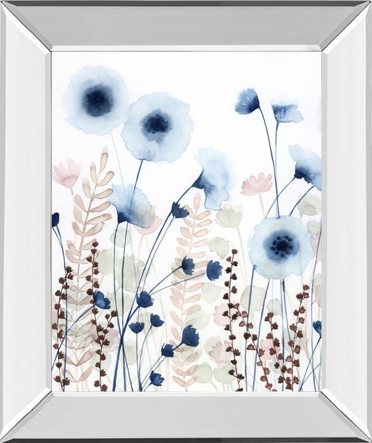 Sweet Flower Field II By Grace Popp - Light Blue Classy Art