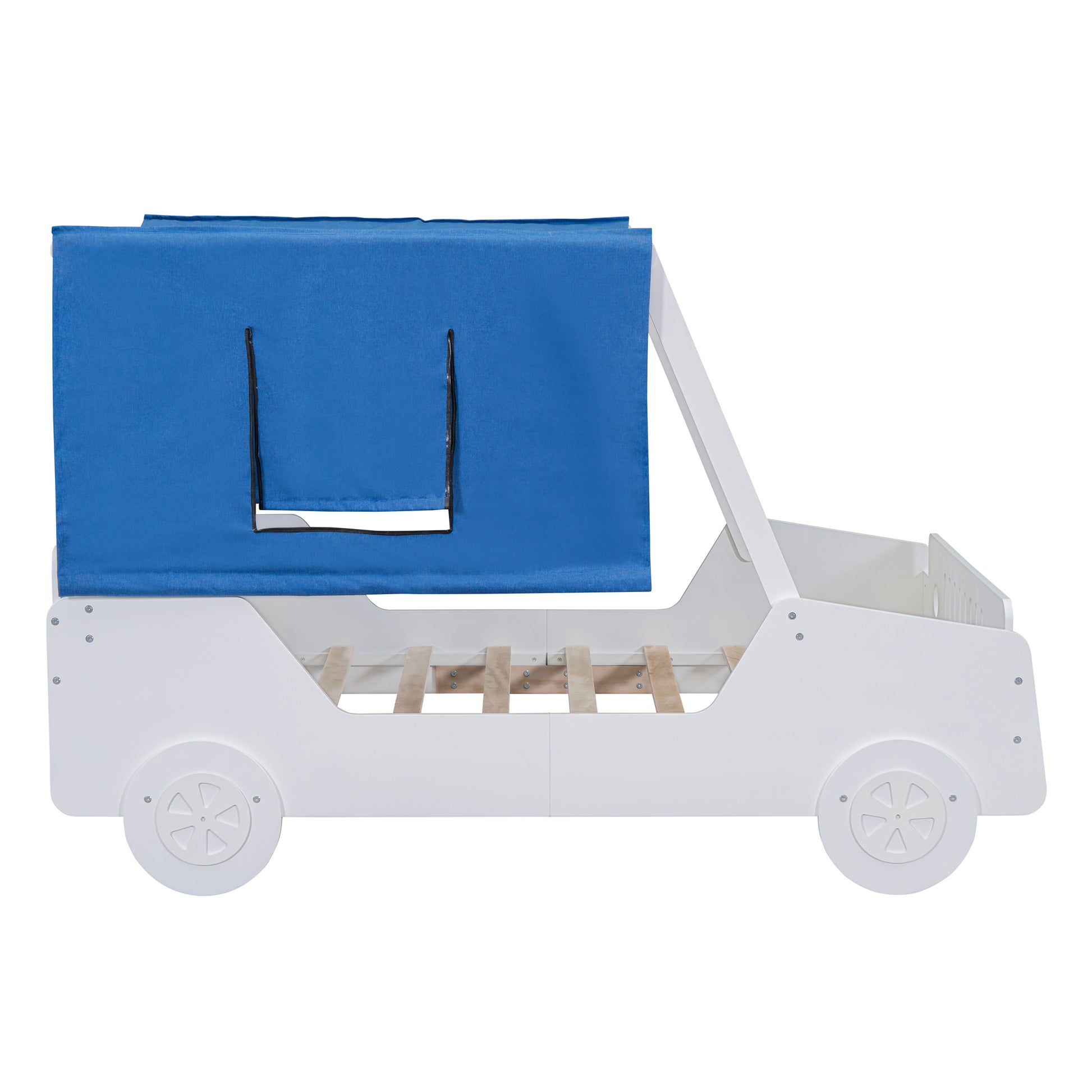 Full Size Car Shaped Bed with Tents,White House to Home Furnishings LLC