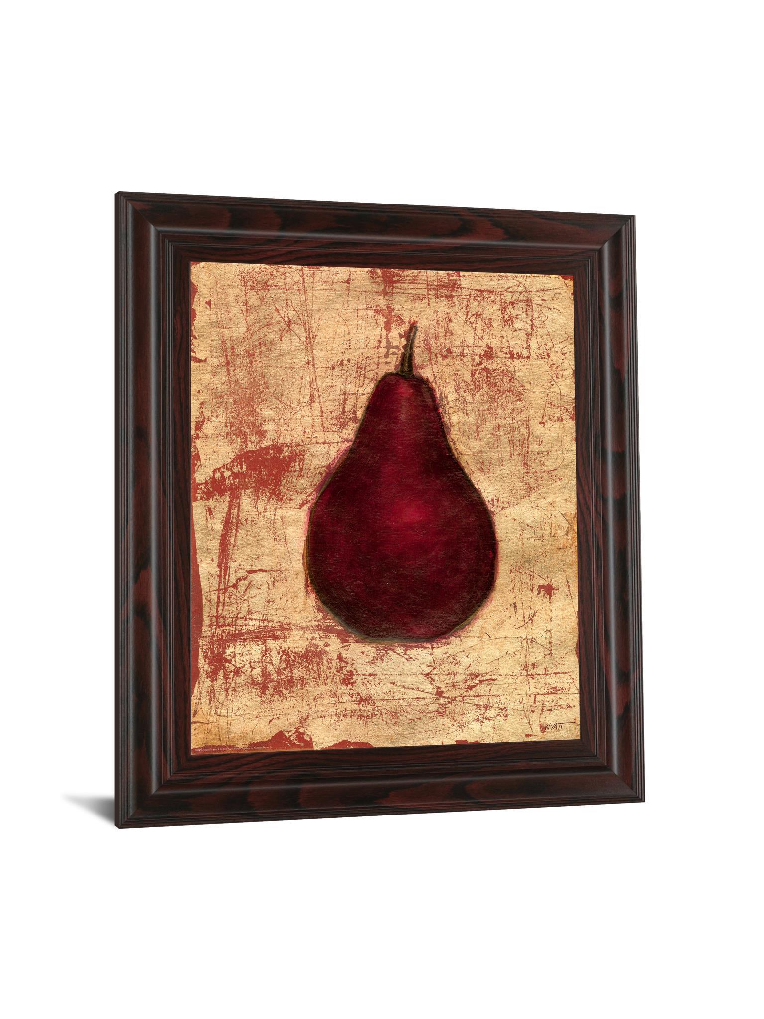 Crimson Pear By Norman Wyatt, Jr. - Red Classy Art