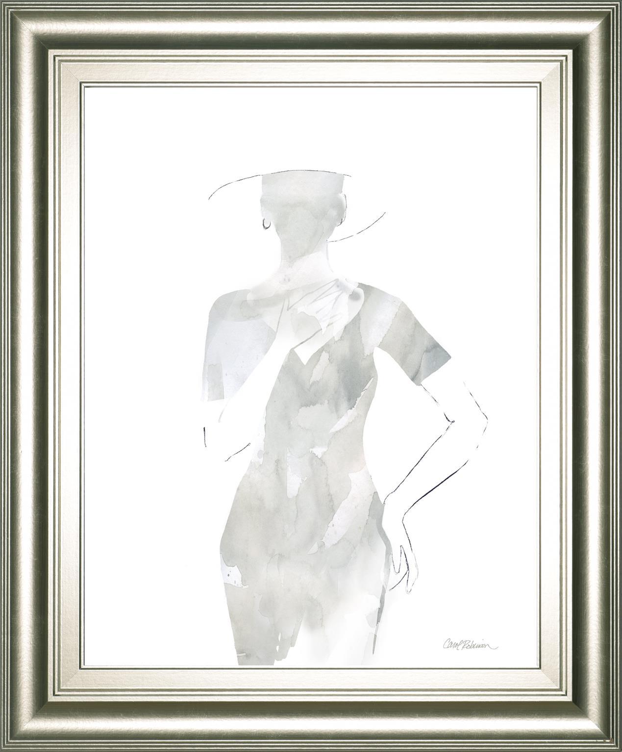 22x26 Fashion Cover I By Carol Robinson - Pearl Silver Classy Art