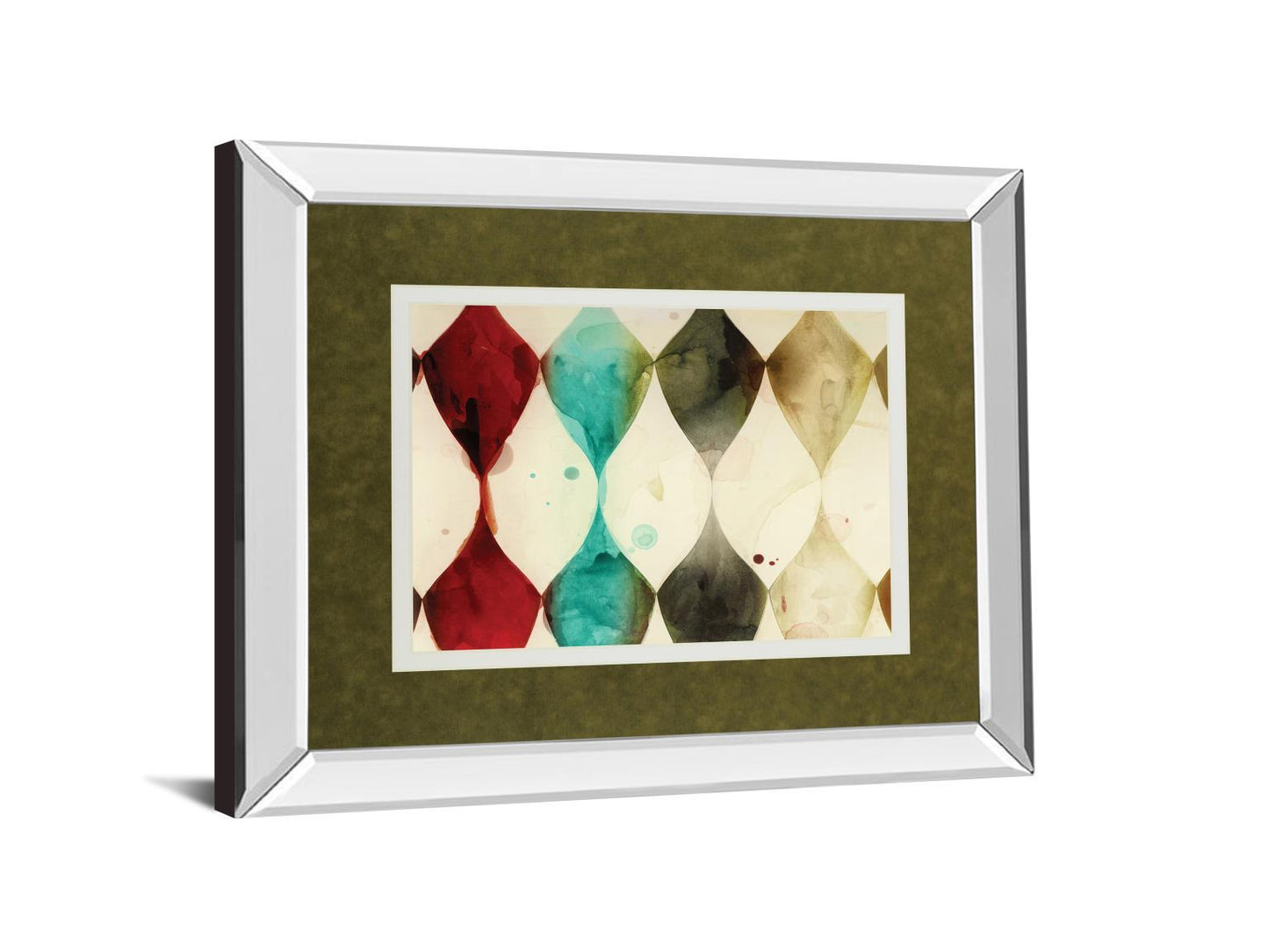 Spotted Heralds By Jessica Jenney - Mirror Framed Print Wall Art - Red Classy Art