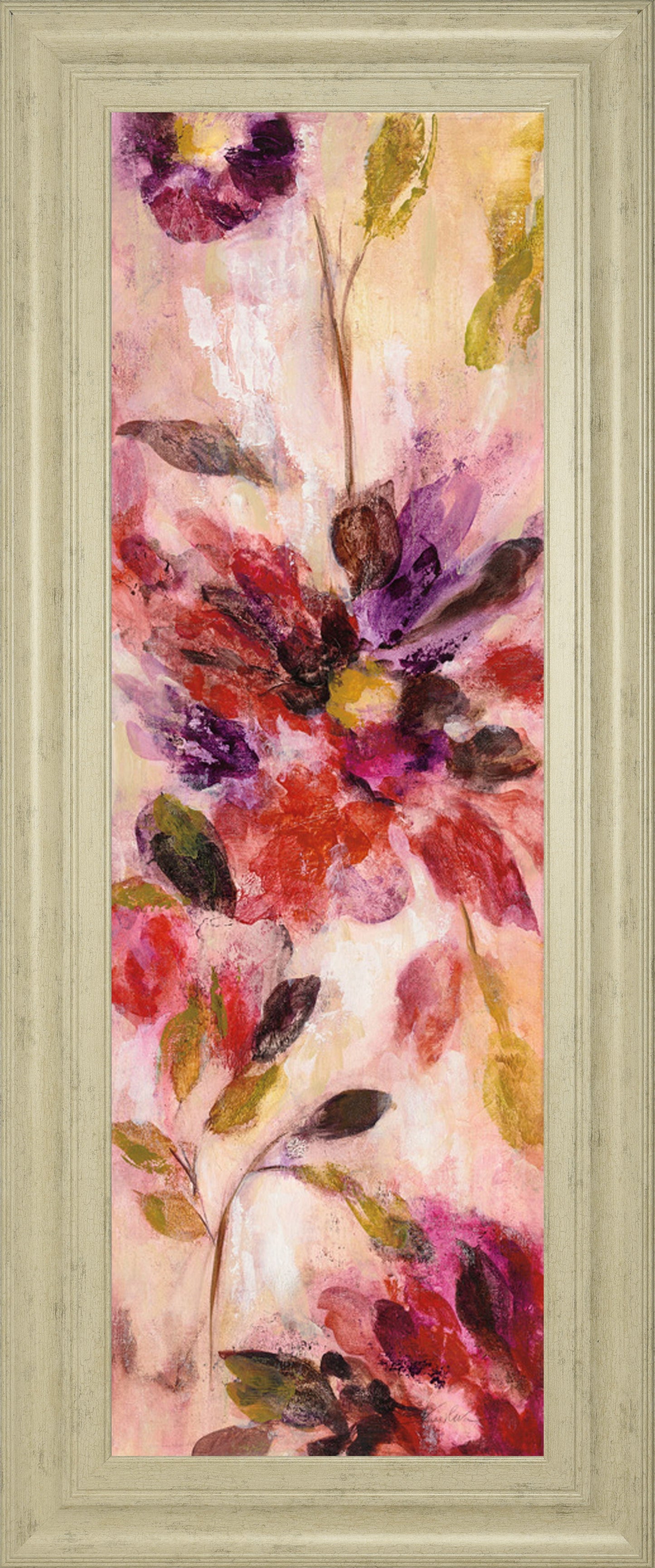 Exuberant Florals I By Silvia Vassileva - Pink Classy Art